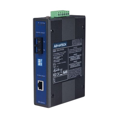 Advantech EKI-2541S-AE Ethernet to Single Mode Fiber