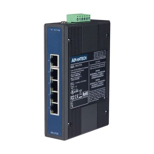 Advantech EKI-2725-CE 5-Port Unmanaged GbE Ethernet Switch