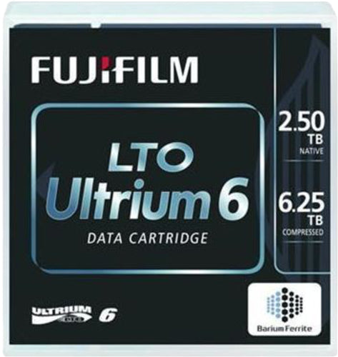 Fujifilm LTO Ultrium 6 2.5/6.25TB Tape Cartridge (Barium Ferrite)