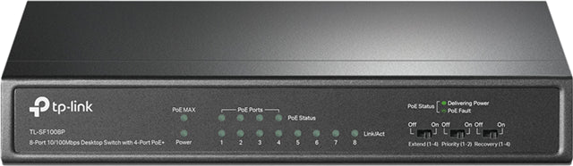 TP-Link SG1008P 8 Port Gigabit Switch with 4x PoE+ Ports