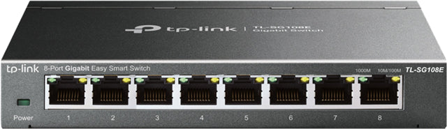 TP-Link SG108E 8 Port Gigabit Switch Easy Smart