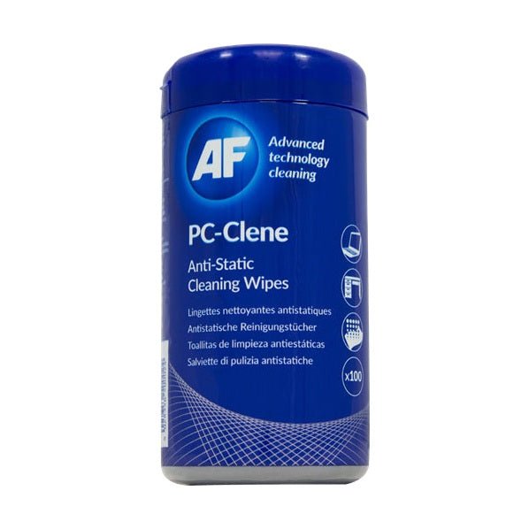 AF PC-Clene Anti-Static PC Wipes Tub - 100