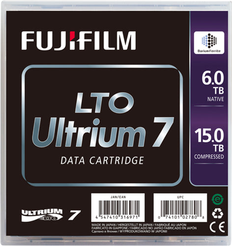 Fujifilm LTO Ultrium 7 6/15TB Tape Cartridge (Barium Ferrite)