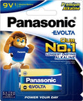 Panasonic Evolta 9V Alkaline Battery 1 Pack