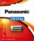 Panasonic CR-123A Photo Lithium 3V Camera Battery 1 Pack