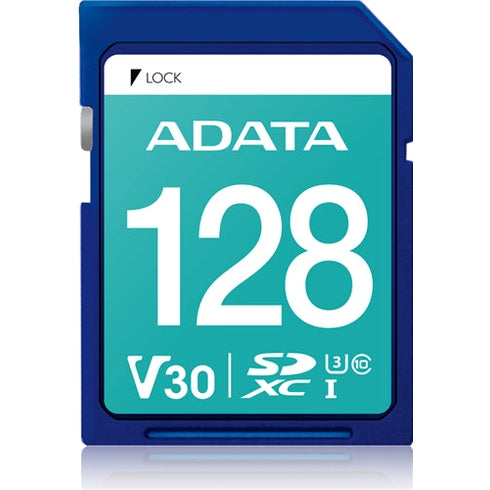 ADATA Premier Pro UHS-I U3 V30 SDXC Card 128GB