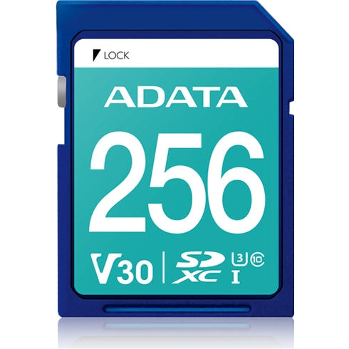ADATA Premier Pro UHS-I U3 V30 SDXC Card 256GB
