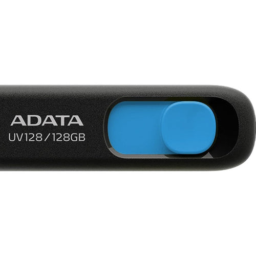 ADATA UV128 Dashdrive Retractable USB 3.0 128GB Blue/Black Flash Drive