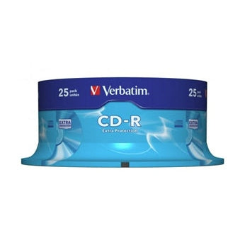 Verbatim CD-R 700MB 52x 25 Pack on Spindle