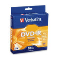 Verbatim DVD-R 4.7GB 16x 10 Pack on Spindle