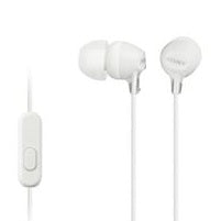 Sony MDREX15APW In Ear Headphone w/Smart Phone Control White