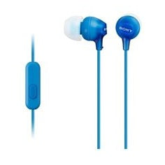 Sony MDREX15APLI In Ear Headphone w/Smart Phone Control Blue