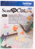 Brother CAUSB2  Scan N Cut Fabric - USB Number 2 Applique Pattern