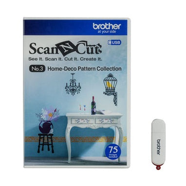 Brother CAUSB3 Fabric USB No.3 Home Deco Pattern