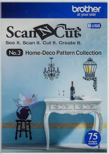 Brother CAUSB3 Fabric USB No.3 Home Deco Pattern