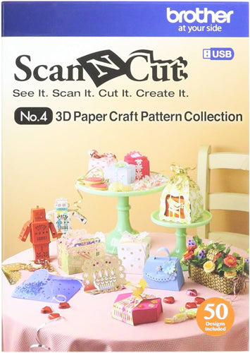Brother CAUSB4 Fabric USB No.4 3D-Craft Pattern Collection