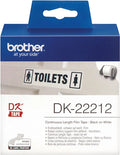 Brother DK22212 Continuous Length Film Tape 62mm x 15.24m