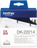 Brother DK22214 Continuous Length Paper Label Tape 12mm x 30.48m