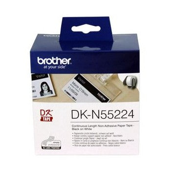 Brother DKN55224 Non-Adhesive Continuous Paper Roll 54mm x 30.48m
