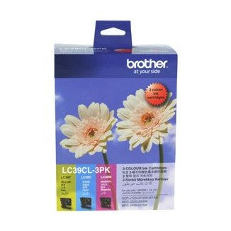 Brother LC39CL3PK CMY Colour Ink Cartridges (Triple Pack)