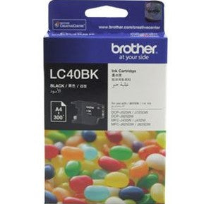 Brother LC40BK Black Ink Cartridge