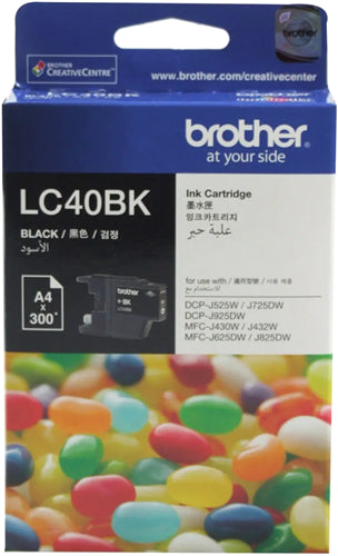 Brother LC40BK Black Ink Cartridge