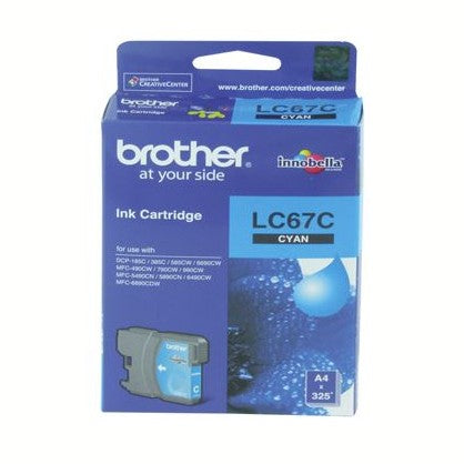 Brother LC67C Cyan Ink Cartridge