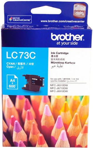 Brother LC73C Cyan Ink Cartridge