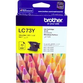Brother LC73Y Yellow Ink Cartridge