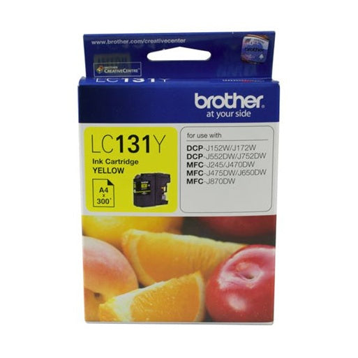 Brother LC131Y Yellow Ink Cartridge