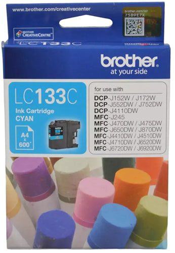 Brother LC133C Cyan Ink Cartridge