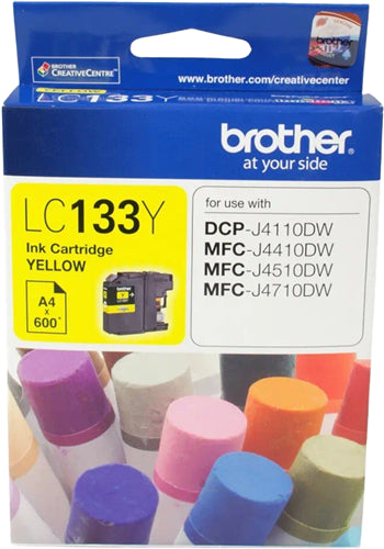 Brother LC133Y Yellow Ink Cartridge