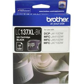 Brother LC137XLBK Black High Yield Ink Cartridge