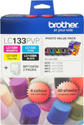 Brother LC133PVP Combo Pack with 40 Sheets of 6x4 Photo Paper