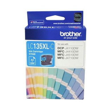 Brother LC135XLC Cyan High Yield Ink Cartridge