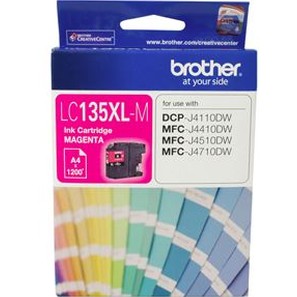 Brother LC135XLM Magenta High Yield Ink Cartridge