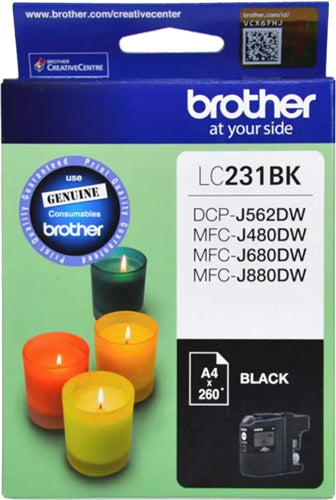 Brother LC231BK Black Ink Cartridge