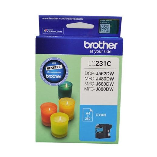 Brother LC231C Cyan Ink Cartridge