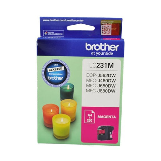 Brother LC231M Magenta Ink Cartridge