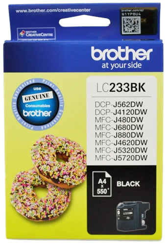 Brother LC233BK Black Ink Cartridge