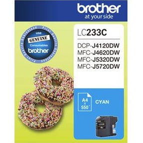 Brother LC233C Cyan Ink Cartridge