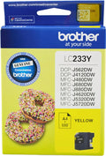 Brother LC233Y Yellow Ink Cartridge