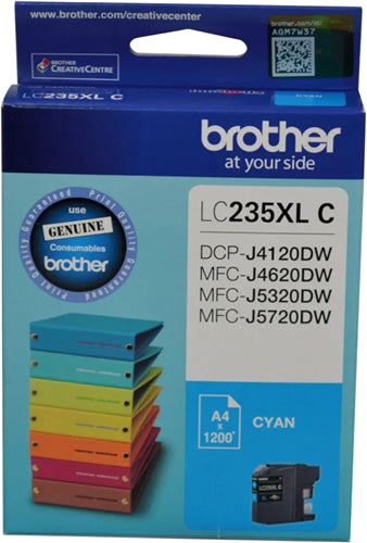 Brother LC235XLC Cyan High Yield Ink Cartridge