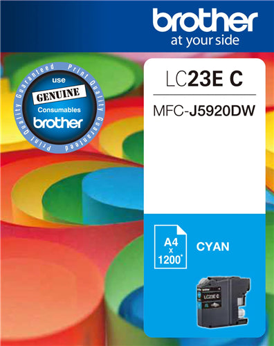 Brother LC23EC Cyan Ink Cartridge