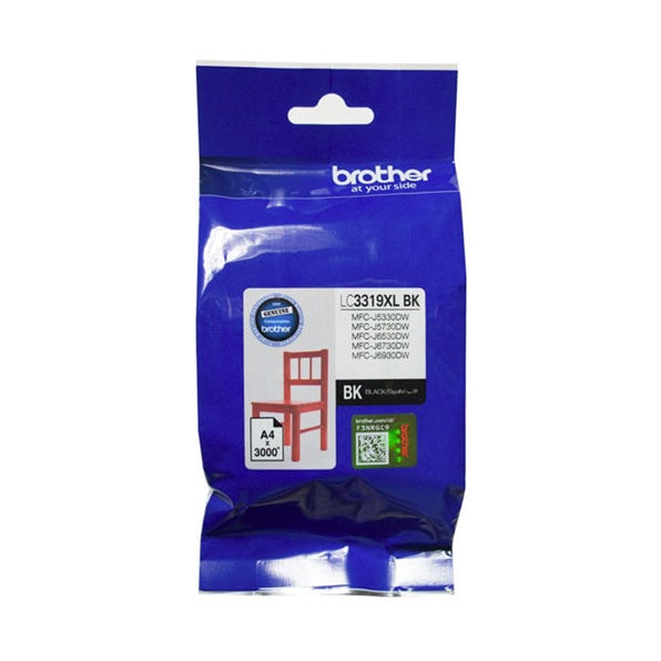 Brother LC3319XLBK Black High Yield Ink Cartridge