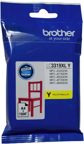 Brother LC3319XLY Yellow High Yield Ink Cartridge