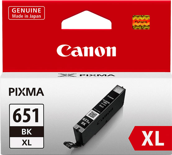 Canon CLI651XLBK XL Black High Yield Ink Cartridge