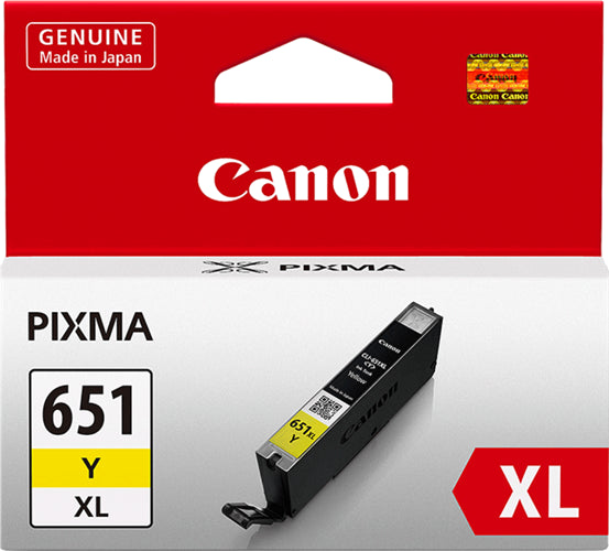 Canon CLI651XLY Yellow High Yield Ink Cartridge