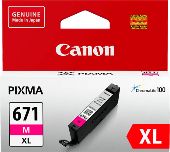 Canon CLI671XLM Magenta High Yield Ink Cartridge