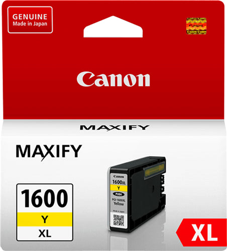 Canon PGI1600XLY Yellow High Yield Ink Cartridge